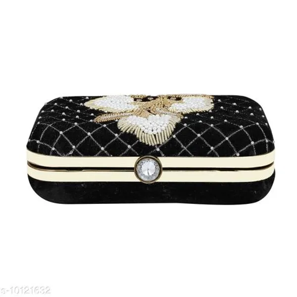 Black_Polyurethane_Clutch_For_Women