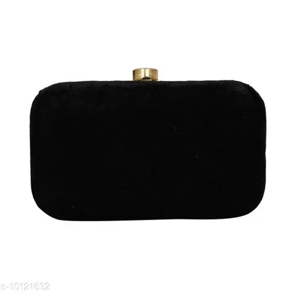 Black_Polyurethane_Clutch_For_Women