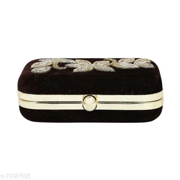 Black_Polyurethane_Clutch_For_Women