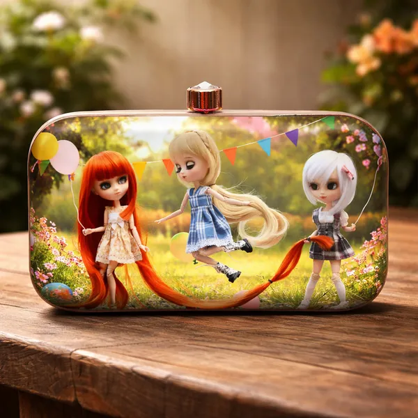 Multicolor_Polyurethane_Clutch_For_Women