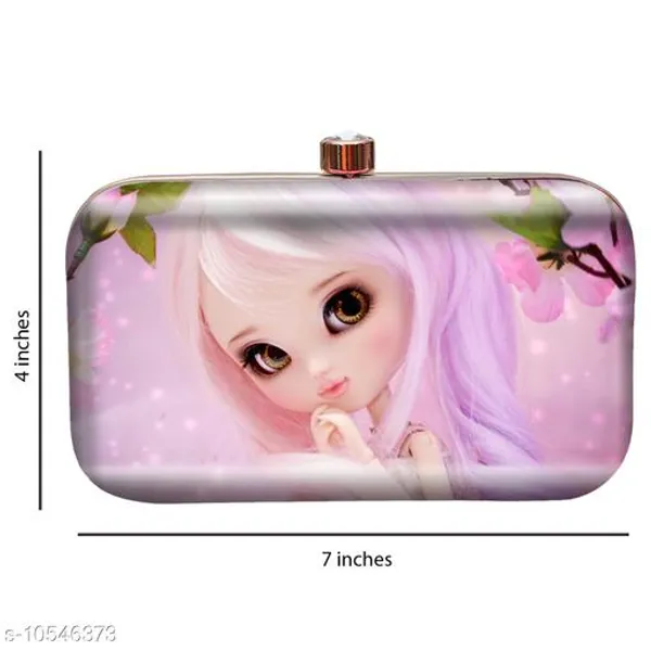 Pink_Polyurethane_Clutch_For_Women