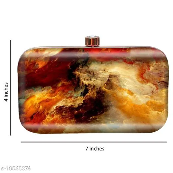Multicolor_Polyurethane_Clutch_For_Women