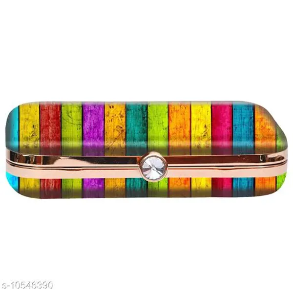 Multicolor_Polyurethane_Clutch_For_Women