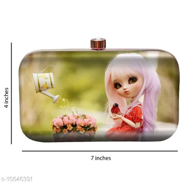 Multicolor_Polyurethane_Clutch_For_Women