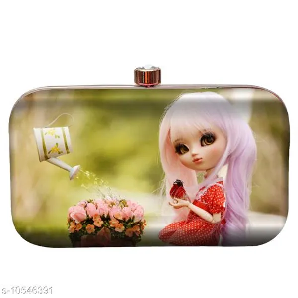 Multicolor_Polyurethane_Clutch_For_Women