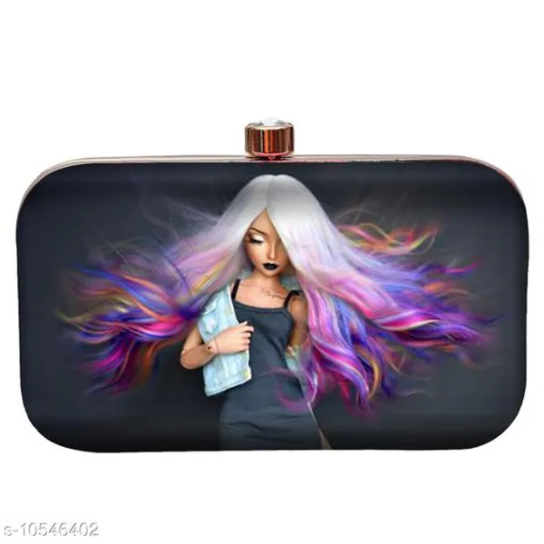 Multicolor_Velvet_Clutch_For_Women