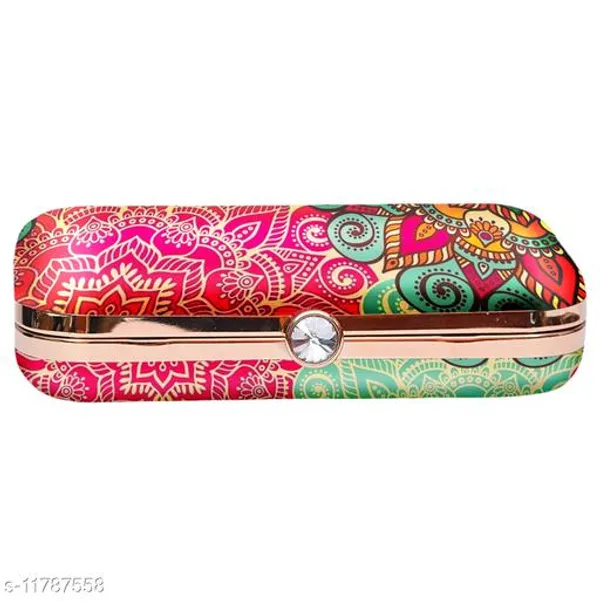 Multicolor_Polyurethane_Clutch_For_Women