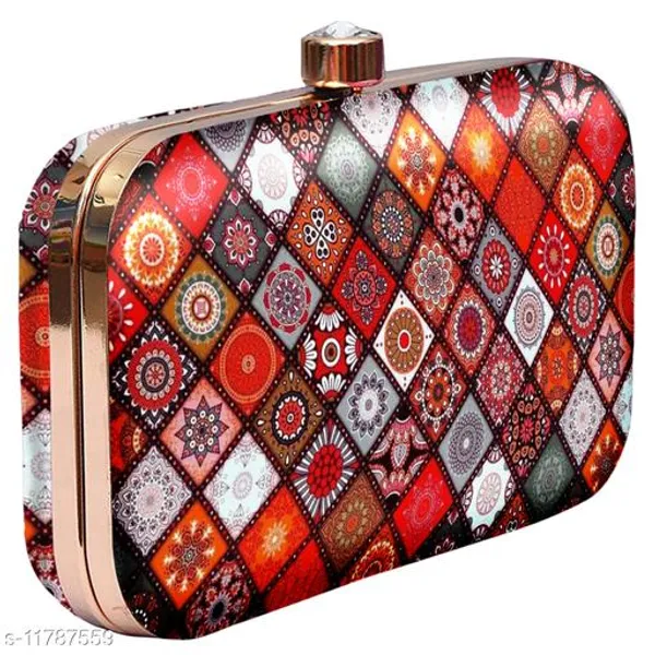 Multicolor_Velvet_Clutch_For_Women