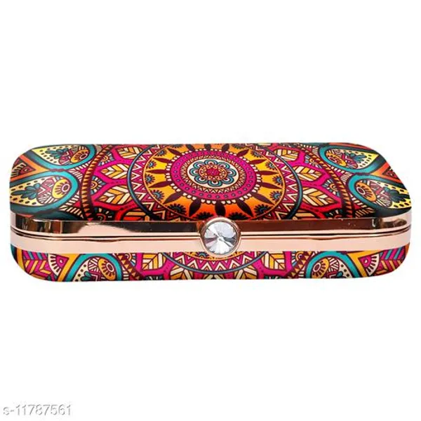 Multicolor_Polyurethane_Clutch_For_Women