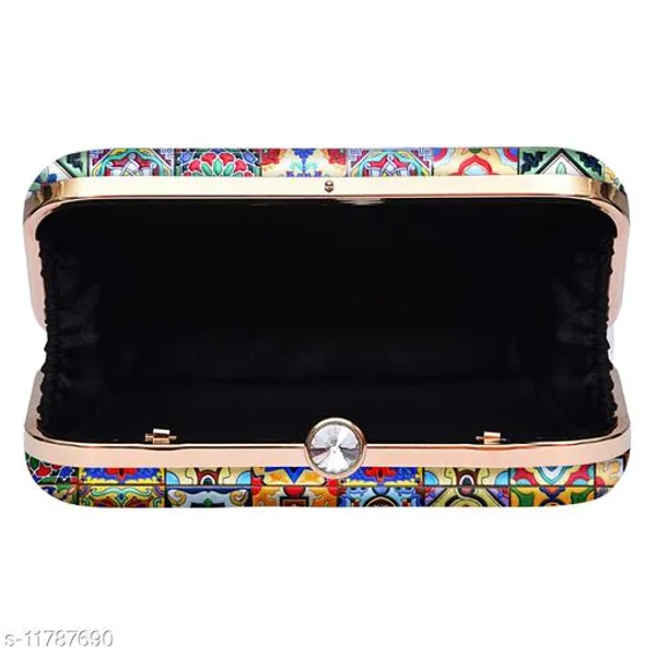 Multicolor_Polyurethane_Clutch_For_Women