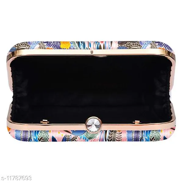 Multicolor_Polyurethane_Clutch_For_Women