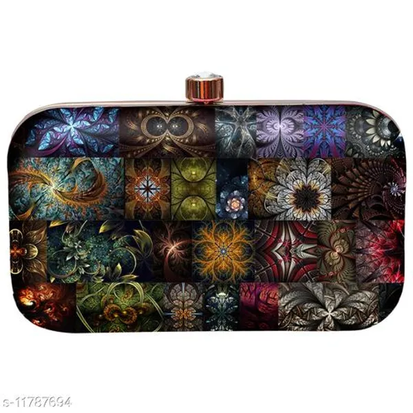 Multicolor_Velvet_Clutch_For_Women