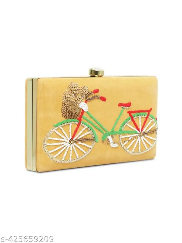 Gold_Velvet_Clutch_For_Women