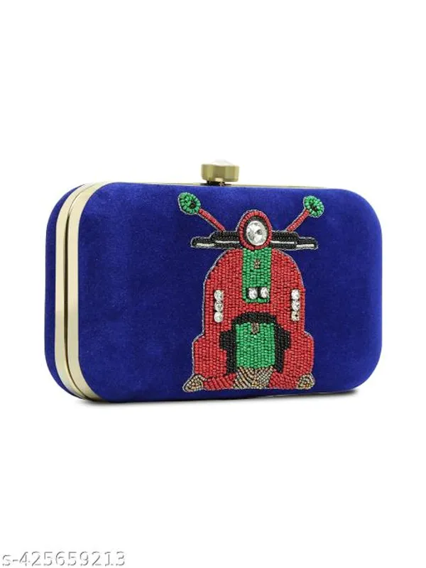 Blue_Velvet_Clutch_For_Women