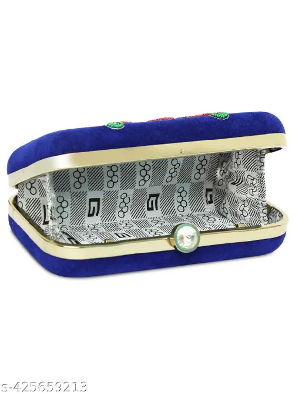Blue_Velvet_Clutch_For_Women