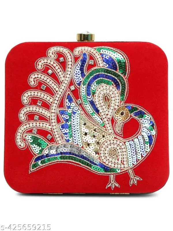 Red_Velvet_Clutch_For_Women