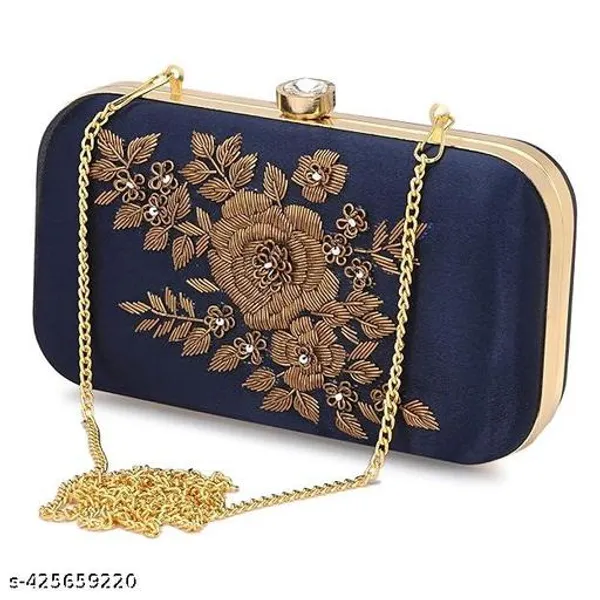 Blue_Velvet_Clutch_For_Women