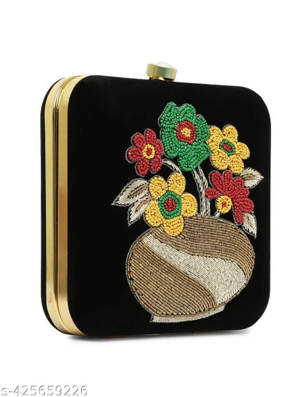 Black_Velvet_Clutch_For_Women