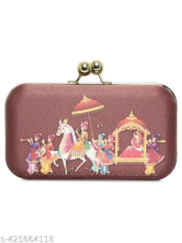 Multicolor_Polyurethane_Clutch_For_Women