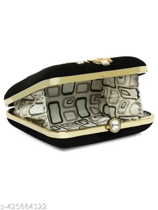 Black_Polyurethane_Clutch_For_Women