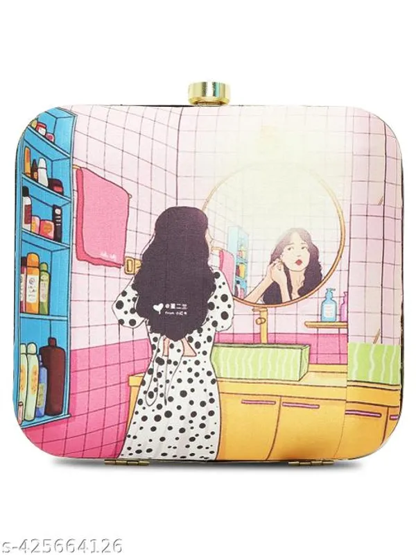 Multicolor_Velvet_Clutch_For_Women