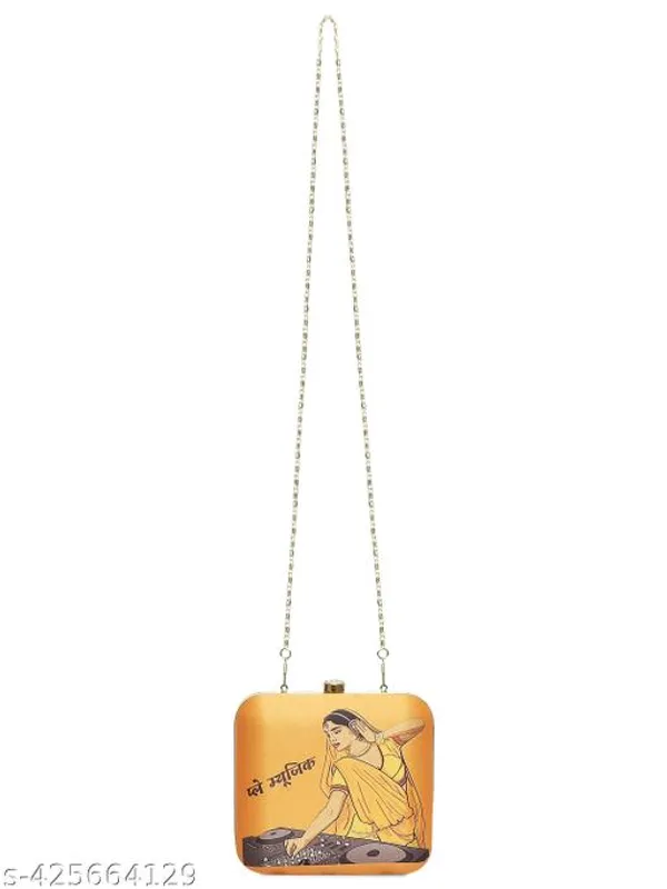 Multicolor_Polyurethane_Clutch_For_Women