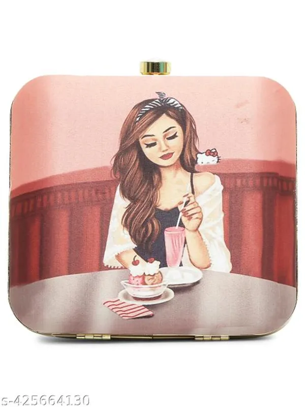 Multicolor_Polyurethane_Clutch_For_Women