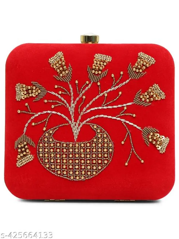 Red_Velvet_Clutch_For_Women
