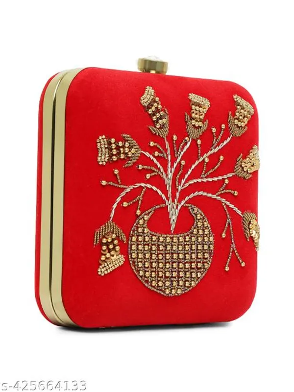 Red_Velvet_Clutch_For_Women