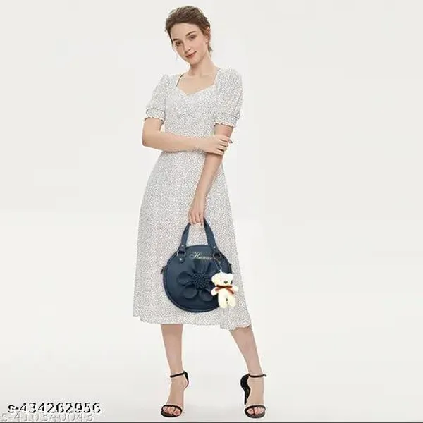 Blue_Polyurethane_Clutch_For_Women