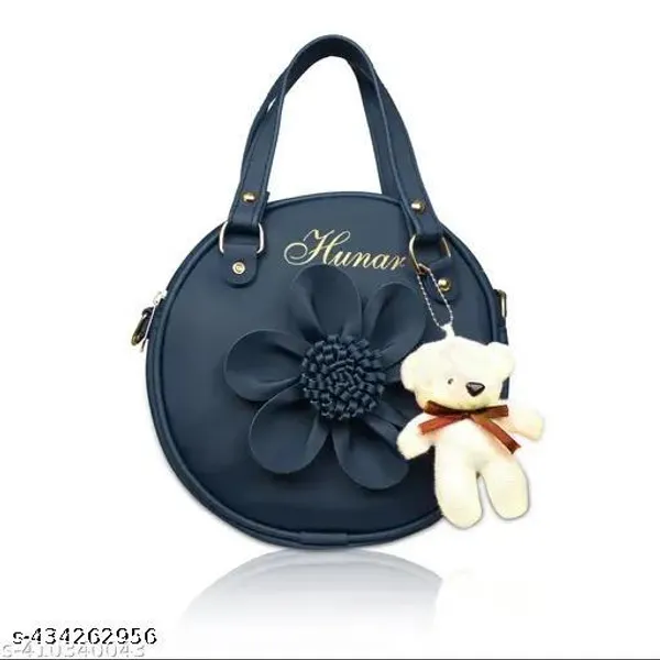Blue_Polyurethane_Clutch_For_Women
