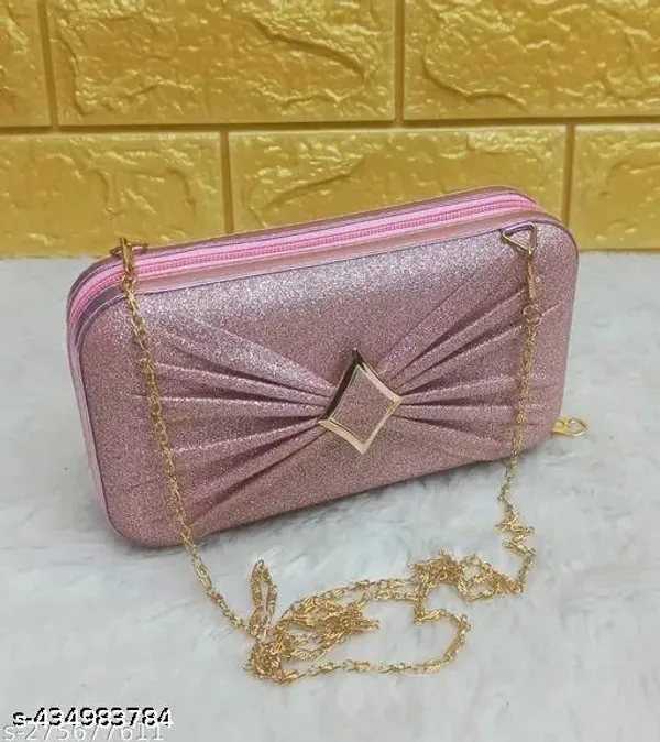 Pink_Synthetic_-Polyester_Clutch_For_Women