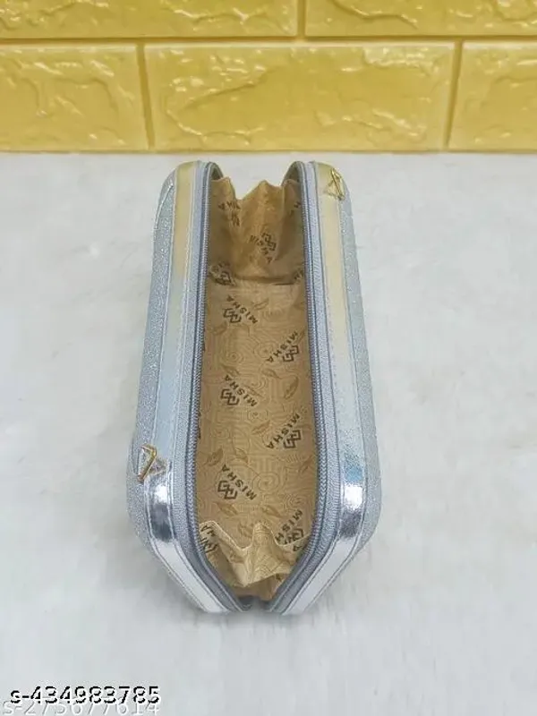 Silver_Synthetic_-Polyester_Clutch_For_Women