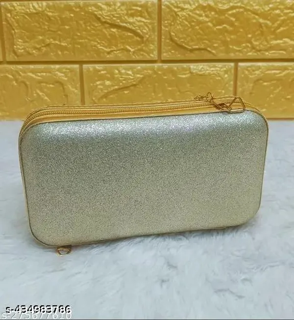 Gold_Synthetic_-Polyester_Clutch_For_Women