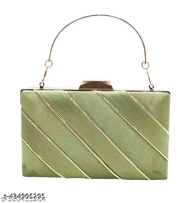 Green_Polyurethane_Hand_Purse_For_Women