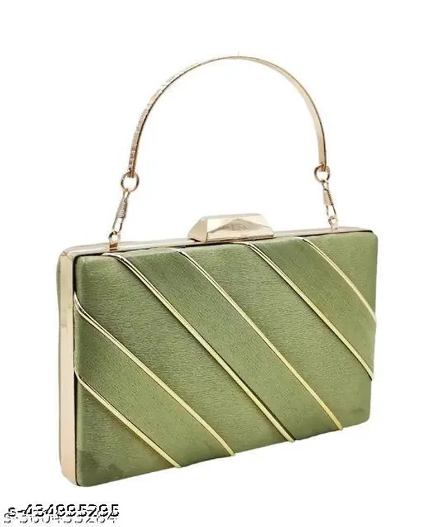 Green_Polyurethane_Hand_Purse_For_Women