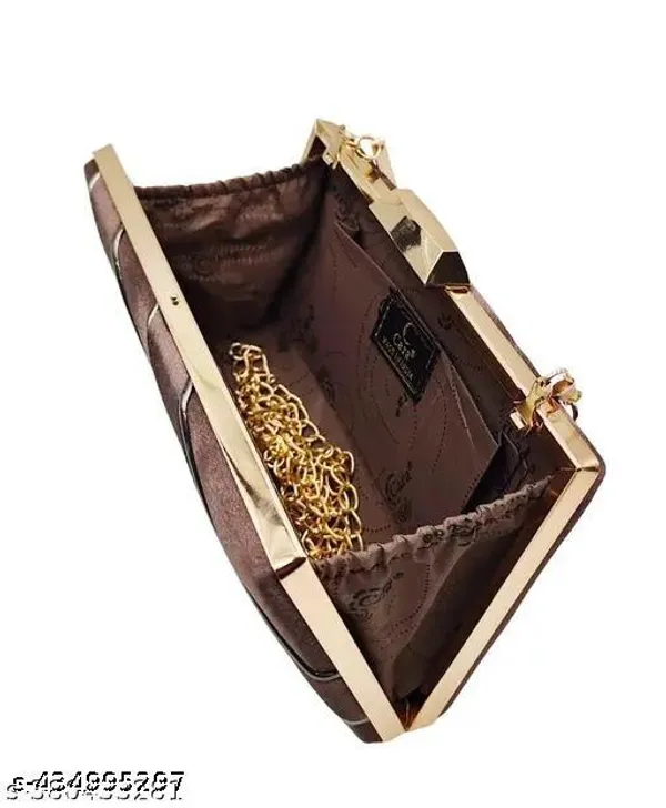 Brown_Polyurethane_Hand_Purse_For_Women