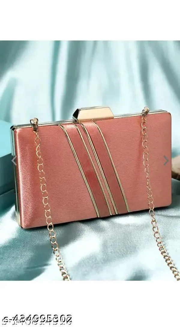 Copper_Polyurethane_Clutch_For_Women