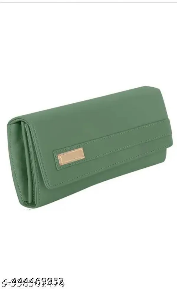 Green_Polyurethane_Hand_Purse_For_Women
