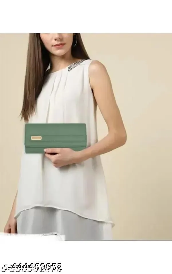 Green_Polyurethane_Hand_Purse_For_Women