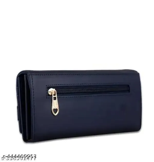 Blue_Polyurethane_Hand_Purse_For_Women
