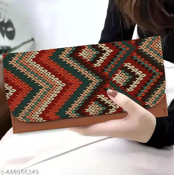 Brown_Polyurethane_Clutch_For_Women