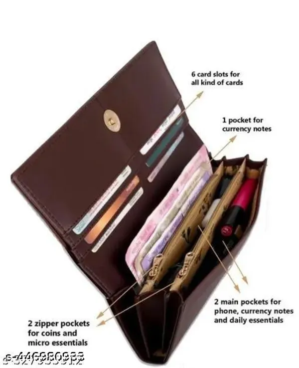 Maroon_Polyurethane_Clutch_For_Women