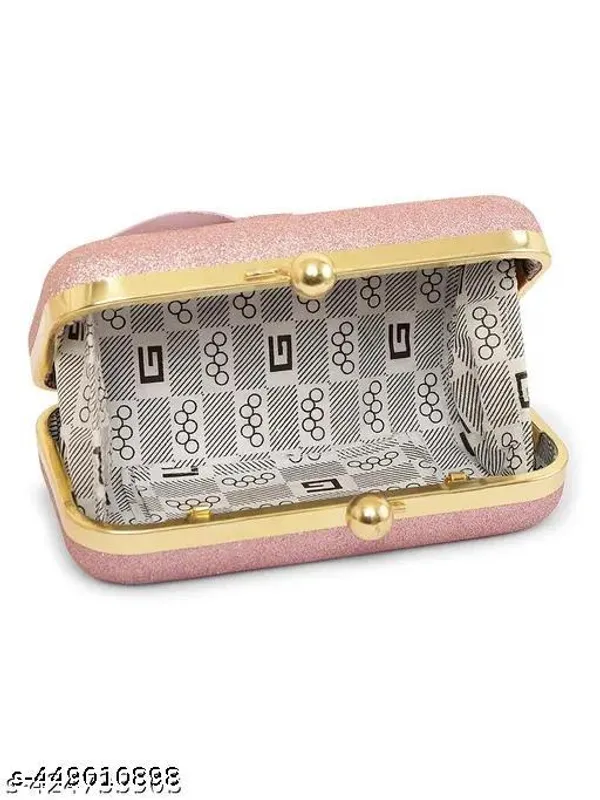 Pink_Polyurethane_Clutch_For_Women