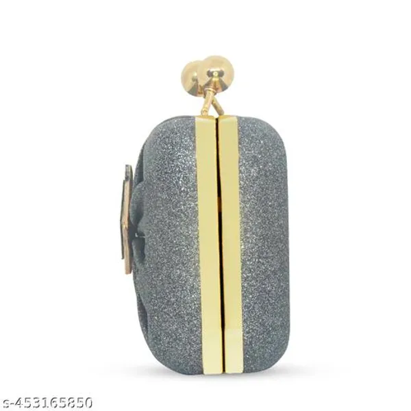 Blue_Polyurethane_Clutch_For_Women