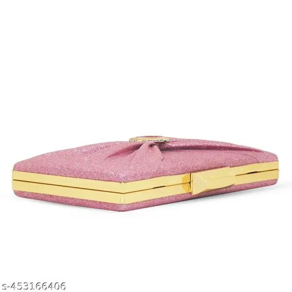 Pink_Polyurethane_Clutch_For_Women