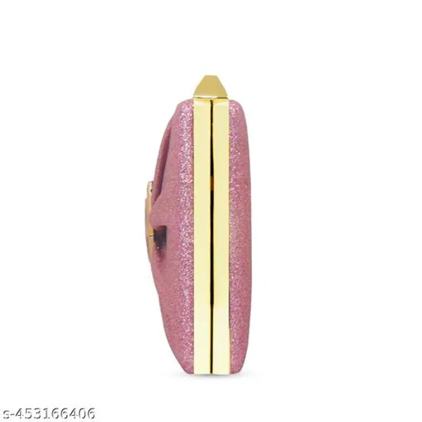 Pink_Polyurethane_Clutch_For_Women