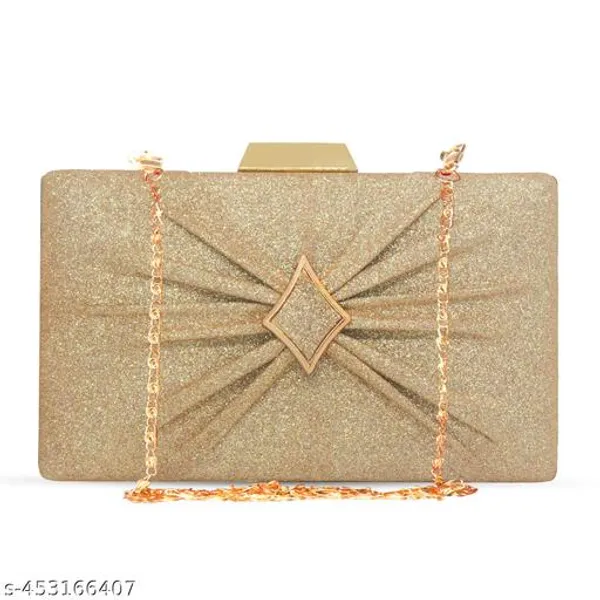 Beige_Velvet_Clutch_For_Women
