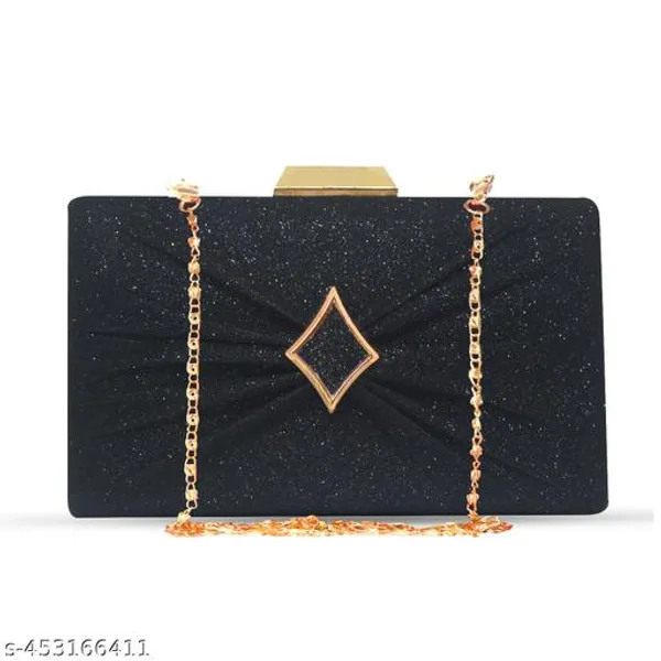 Black_Polyurethane_Clutch_For_Women