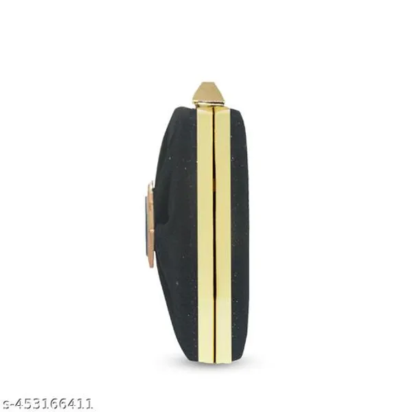 Black_Polyurethane_Clutch_For_Women